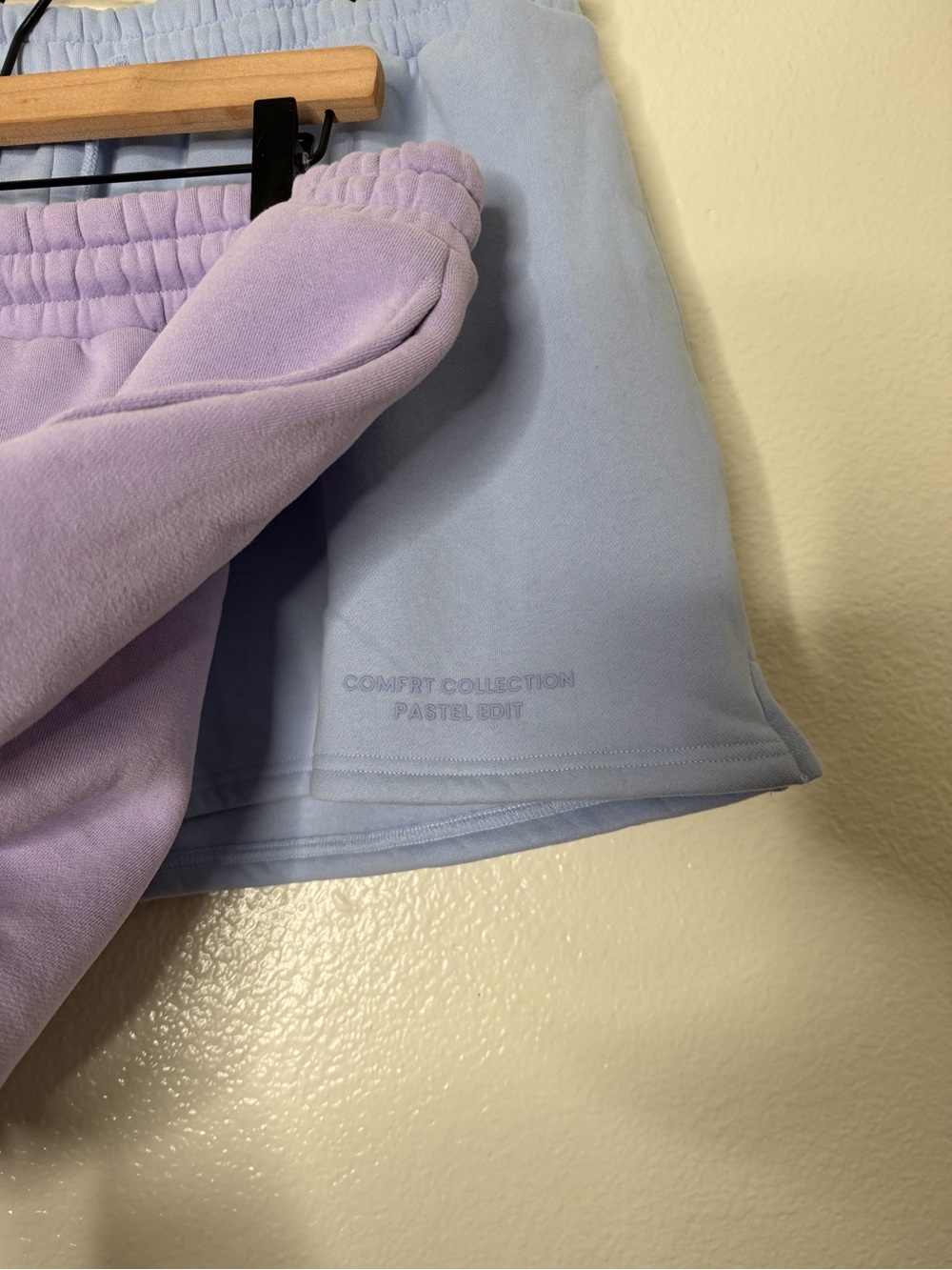 Comfrt Collection Pastel Edit Purple and Blue Athletic Shorts 2x - Picture 3 of 12